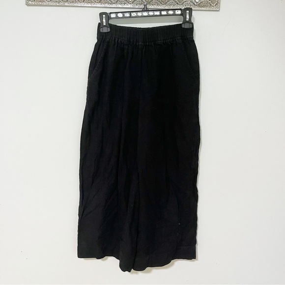Laude the Label Black Cropped Wide Leg Pants Size XS - Picture 3 of 9